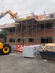 ashby facilities project - craven arms exterior scaffolding